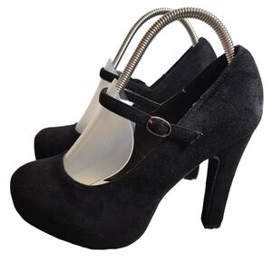 Torrid Black Suede Heels